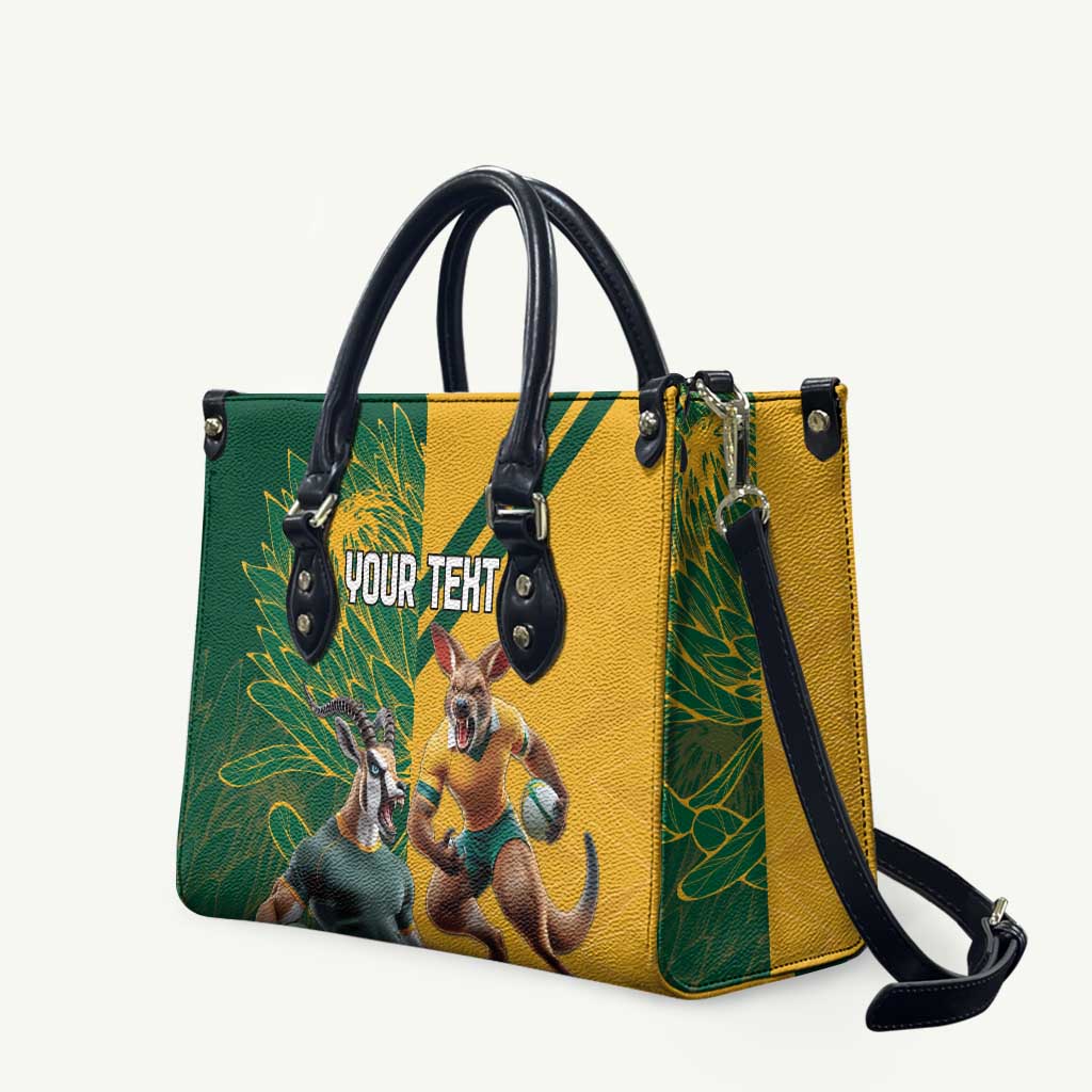 South Africa Australia Rugby Champion Personalized Leather Bag ...