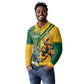 South Africa Australia Rugby Champion Personalized Long Sleeve Polo Shirt Springboks Wallabies Mascot - African Pride