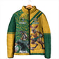 South Africa Australia Rugby Champion Personalized Padded Jacket Springboks Wallabies Mascot