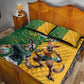 South Africa Australia Rugby Champion Personalized Quilt Bed Set Springboks Wallabies Mascot - African Pride