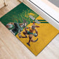 South Africa Australia Rugby Champion Personalized Rubber Doormat Springboks Wallabies Mascot - African Pride