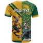 South Africa Australia Rugby Champion Personalized T shirt Springboks Wallabies Mascot - African Pride