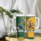 South Africa Australia Rugby Champion Personalized Tumbler With Handle Springboks Wallabies Mascot - African Pride