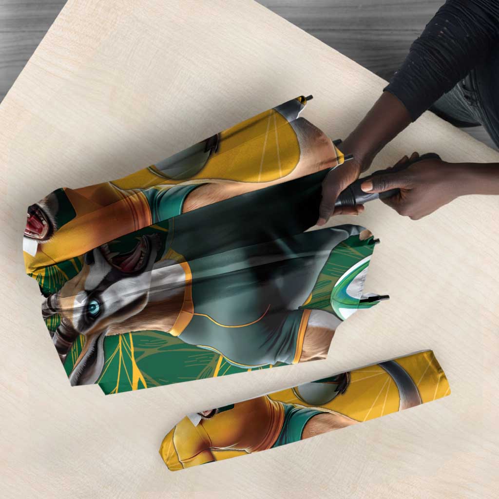 South Africa Australia Rugby Champion Personalized Umbrella Springboks Wallabies Mascot