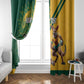 South Africa Australia Rugby Champion Personalized Window Curtain Springboks Wallabies Mascot - African Pride