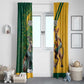 South Africa Australia Rugby Champion Personalized Window Curtain Springboks Wallabies Mascot - African Pride