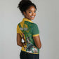 South Africa Australia Rugby Champion Personalized Women Polo Shirt Springboks Wallabies Mascot - African Pride