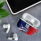 Cape Verde Football Pride Custom AirPods Case Tubaroes Azuis Champion