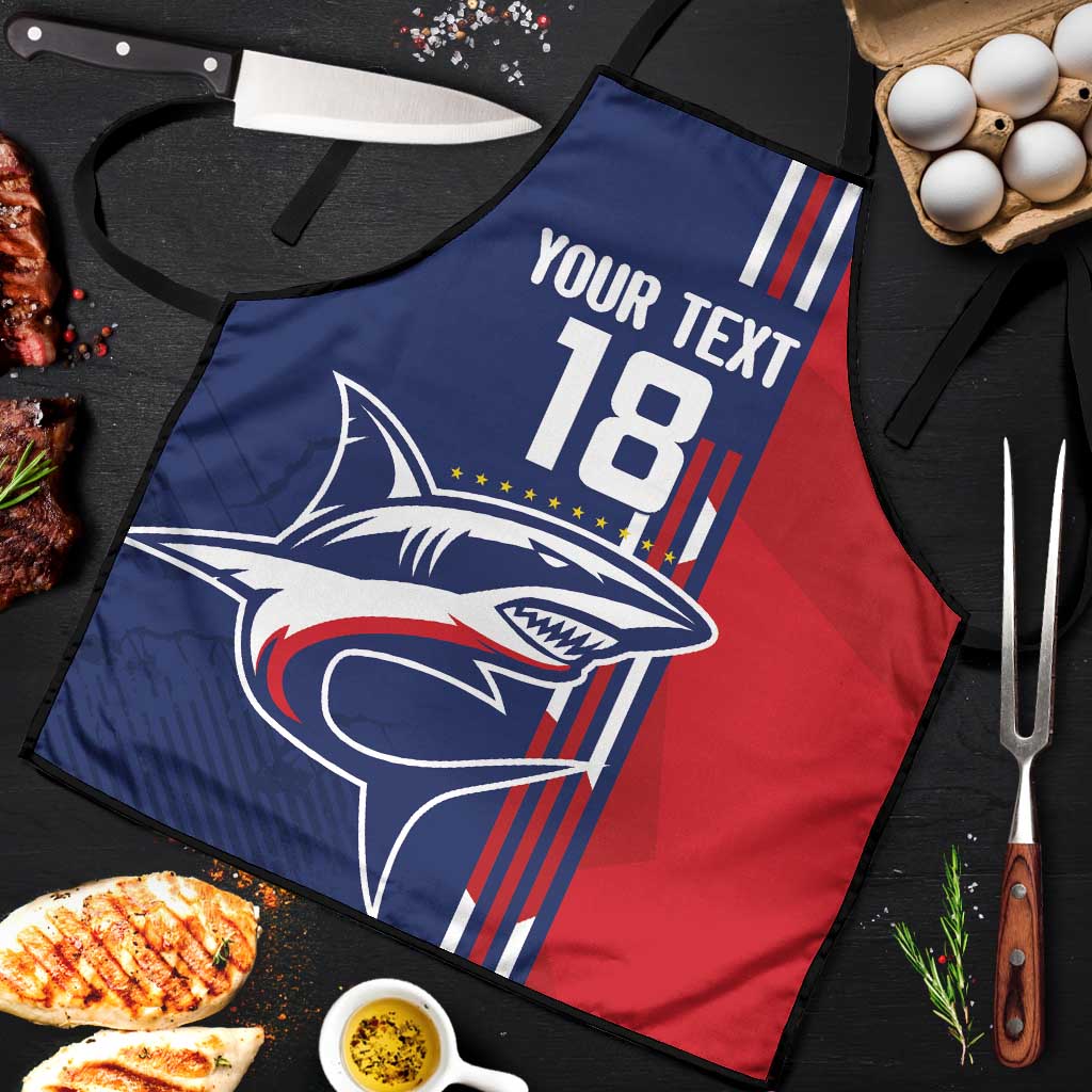 Cape Verde Football Pride Custom Apron Tubaroes Azuis Champion