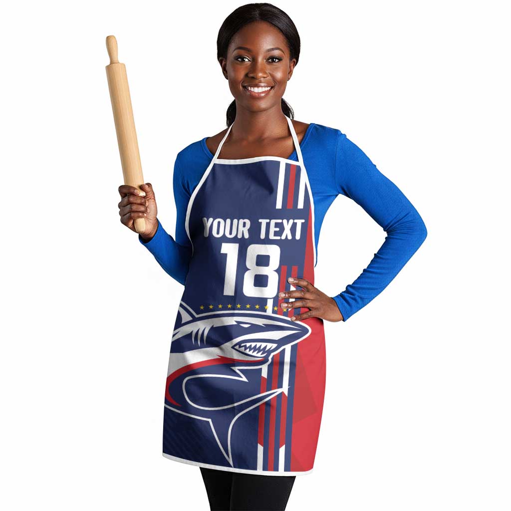 Cape Verde Football Pride Custom Apron Tubaroes Azuis Champion