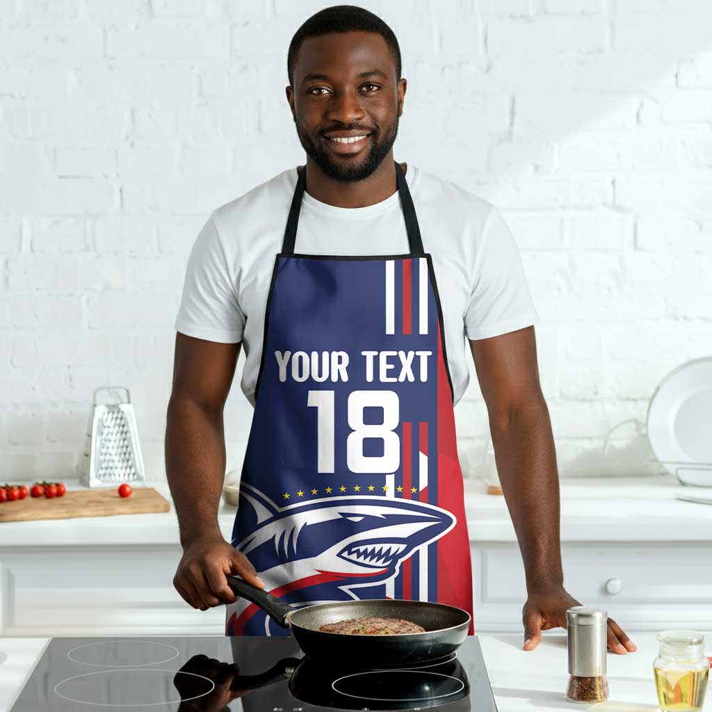 Cape Verde Football Pride Custom Apron Tubaroes Azuis Champion