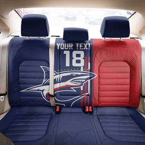 Cape Verde Football Pride Custom Back Car Seat Cover Tubaroes Azuis Champion - African Pride