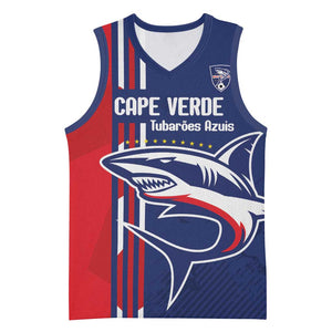 Cape Verde Football Pride Custom Basketball Jersey Tubaroes Azuis Champion - African Pride