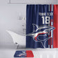 Cape Verde Football Pride Custom Bathroom Set Tubaroes Azuis Champion