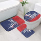 Cape Verde Football Pride Custom Bathroom Set Tubaroes Azuis Champion