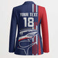 Cape Verde Football Pride Custom Blazer Tubaroes Azuis Champion