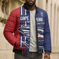 Cape Verde Football Pride Custom Bomber Puffer Jacket Tubaroes Azuis Champion