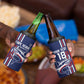 Cape Verde Football Pride Custom 4 in 1 Can Cooler Tumbler Tubaroes Azuis Champion - African Pride
