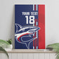 Cape Verde Football Pride Custom Canvas Wall Art Tubaroes Azuis Champion - African Pride