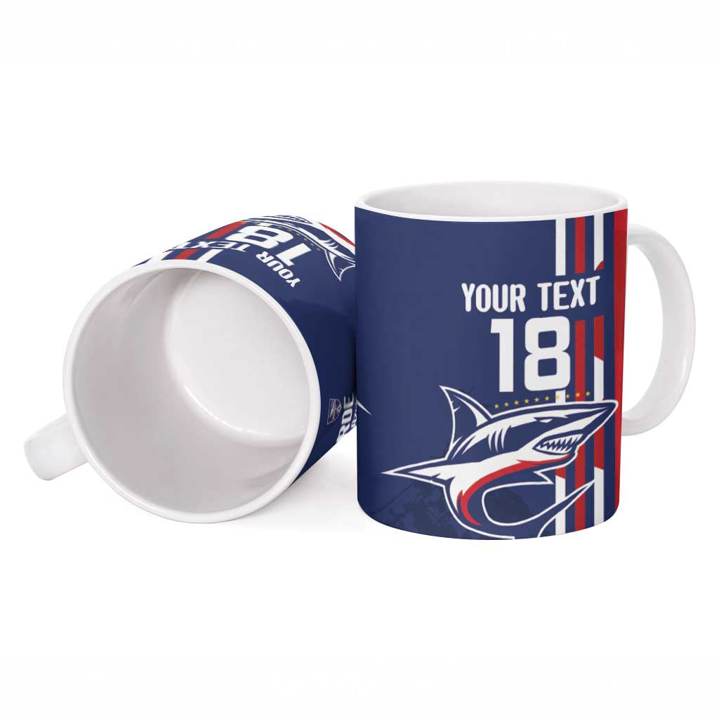 Cape Verde Football Pride Custom Ceramic Mug Tubaroes Azuis Champion