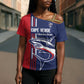 Cape Verde Football Pride Custom Cross Shoulder Shirt Tubaroes Azuis Champion
