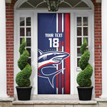 Cape Verde Football Pride Custom Door Cover Tubaroes Azuis Champion