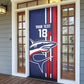 Cape Verde Football Pride Custom Door Cover Tubaroes Azuis Champion
