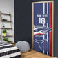 Cape Verde Football Pride Custom Door Cover Tubaroes Azuis Champion
