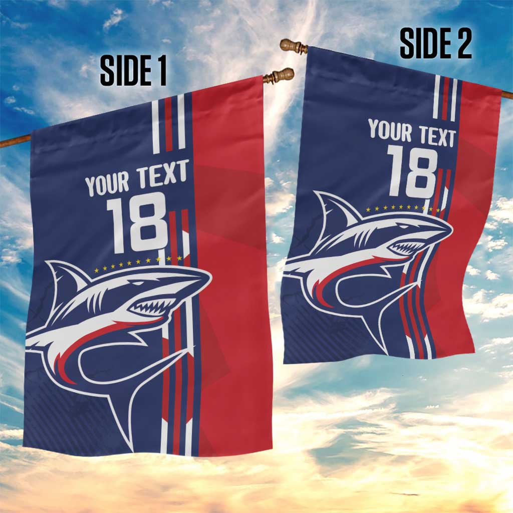 Cape Verde Football Pride Custom Garden Flag Tubaroes Azuis Champion - African Pride