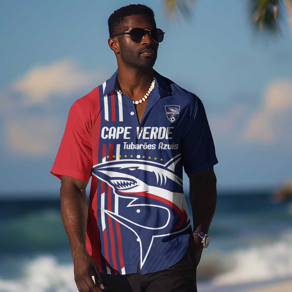 Cape Verde Football Pride Custom Hawaiian Shirt Tubaroes Azuis Champion - African Pride