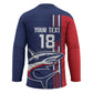 Cape Verde Football Pride Custom Hockey Jersey Tubaroes Azuis Champion