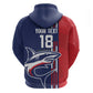 Cape Verde Football Pride Custom Hoodie Tubaroes Azuis Champion - African Pride