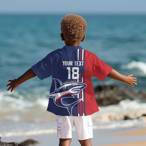 Cape Verde Football Pride Custom Kid Hawaiian Shirt Tubaroes Azuis Champion - African Pride