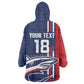 Cape Verde Football Pride Custom Kid Wearable Blanket Hoodie Tubaroes Azuis Champion - African Pride
