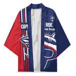 Cape Verde Football Pride Custom Kimono Tubaroes Azuis Champion