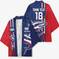 Cape Verde Football Pride Custom Kimono Tubaroes Azuis Champion