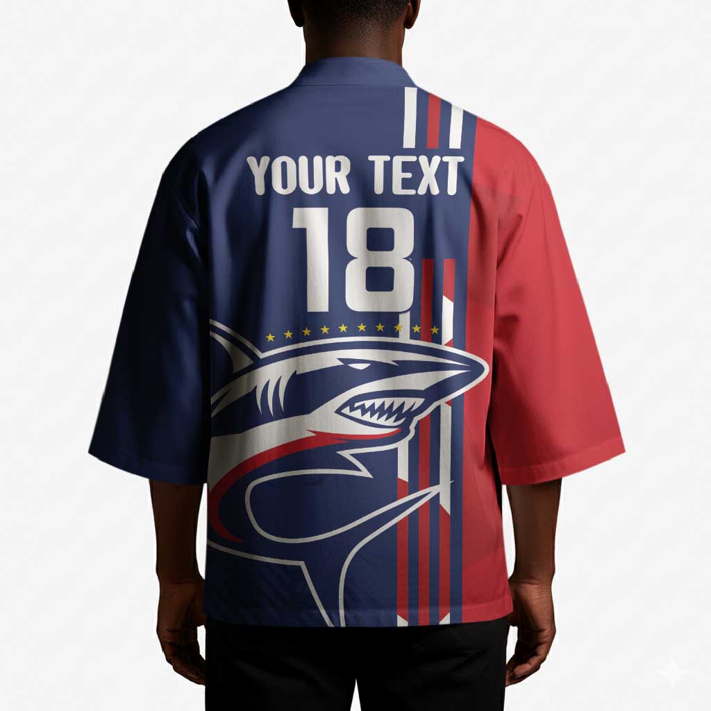 Cape Verde Football Pride Custom Kimono Tubaroes Azuis Champion