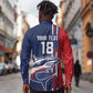 Cape Verde Football Pride Custom Long Sleeve Button Shirt Tubaroes Azuis Champion - African Pride