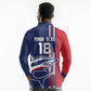 Cape Verde Football Pride Custom Long Sleeve Polo Shirt Tubaroes Azuis Champion - African Pride
