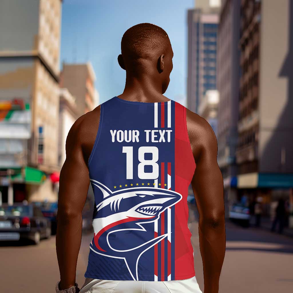 Cape Verde Football Pride Custom Men Tank Top Tubaroes Azuis Champion - African Pride