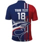 Cape Verde Football Pride Custom Polo Shirt Tubaroes Azuis Champion - African Pride
