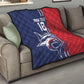 Cape Verde Football Pride Custom Quilt Tubaroes Azuis Champion - African Pride