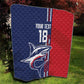 Cape Verde Football Pride Custom Quilt Tubaroes Azuis Champion - African Pride