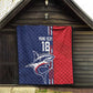 Cape Verde Football Pride Custom Quilt Tubaroes Azuis Champion - African Pride