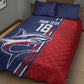 Cape Verde Football Pride Custom Quilt Bed Set Tubaroes Azuis Champion - African Pride