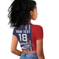 Cape Verde Football Pride Custom Raglan Cropped T shirt Tubaroes Azuis Champion - African Pride