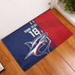Cape Verde Football Pride Custom Rubber Doormat Tubaroes Azuis Champion - African Pride