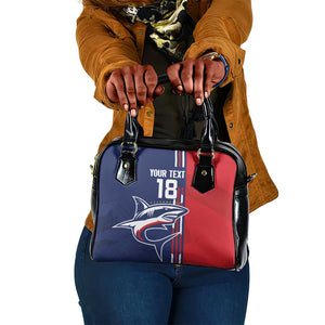 Cape Verde Football Pride Custom Shoulder Handbag Tubaroes Azuis Champion - African Pride