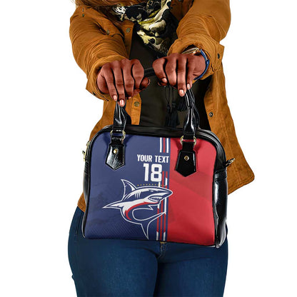 Cape Verde Football Pride Custom Shoulder Handbag Tubaroes Azuis Champion - African Pride