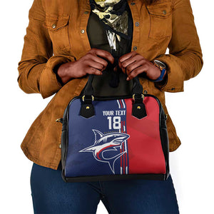 Cape Verde Football Pride Custom Shoulder Handbag Tubaroes Azuis Champion - African Pride